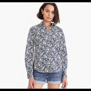 J CREW X Liberty Women’s Floral Button up